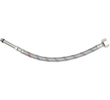 Шланг водопроводный с оплеткой из нерж стали FALA l= 300мм Ø= 8/12, соедин F-1/2" х M-M10x1- 50мм 1МПа