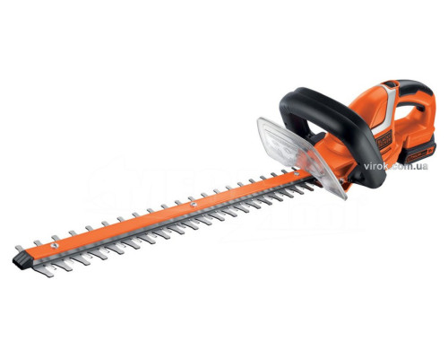 Кущоріз акумуляторний B+D : Li-Ion 18 В, 2 Агод, довжина ножів l= 50 cм, крок зубця- 18 мм