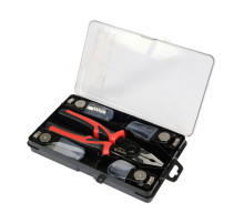 Плоскогубці і ножиці електромонтажні переставні 5 в 1 YATO, тримач l= 200 мм. компл. 5 елем. [4/16]