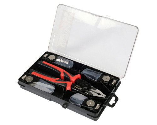 Плоскогубці і ножиці електромонтажні переставні 5 в 1 YATO, тримач l= 200 мм. компл. 5 елем. [4/16]