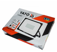 Прожектор переносной с SMD-диодным излучателем YATO: 50 Вт, 230 В, 4750 лм, 75 диодов [8]
