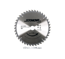 Диск пильний по дереву STHOR. Ø= 250/30 мм, h= 3 мм, 40 зубів [10/20]