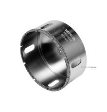 Свердло по гресу і кераміці YATO, Ø= 80 мм, при сухому і мокрому режимах [5/25]