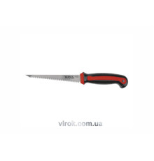 Ножовка по гипсокартону YATO: L=150 мм, W=1,5 мм, 50-54 HRC [12/60]