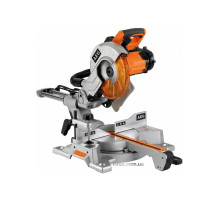 Пила торцьовальна по дереву мережева AEG: 1.8 кВт, диск Ø=254мм, нахил- 50°, глибина- 90 мм (PS254L)