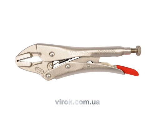 Кліщі затискні YATO : Cr-Mo, L= 180 мм [6/24]