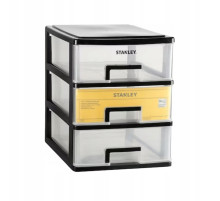 Ящик STANLEY ESSENTIAL S вертикальный с 3 выдвижными секциями, пластмассовый, 21,5 x 15,1 x 18,9 см.