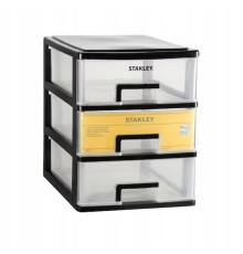 Ящик STANLEY ESSENTIAL S вертикальний з 3 висувними секціями, пластмасовий, 21,5 x 15,1 x 18,9 см