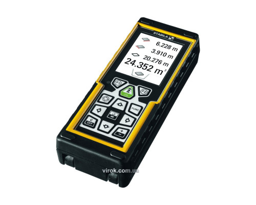 Дальномір лазерний STABILA Type LD 520, діапазон 0,05-200 м,18 функцій, Bluetooth® Smart 4