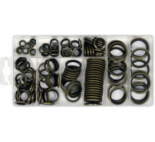 Шайби сталево-гумові YATO: Ø= 6- 24 мм, 150 шт [24]