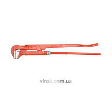 Ключ трубний з карбонової сталі VOREL 1.5", 90°  [16/480]