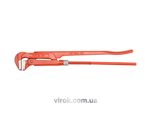 Ключ трубний з карбонової сталі VOREL 1.5", 90° [16/480]