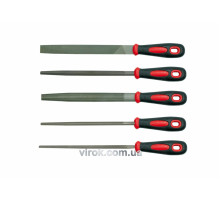 Напильники VOREL : L= 200мм, Набір 5 Шт/Уп. [10/20]