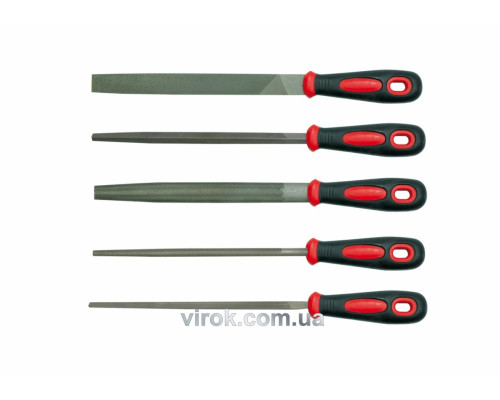 Напильники VOREL : L= 200мм, Набір 5 Шт/Уп. [10/20]