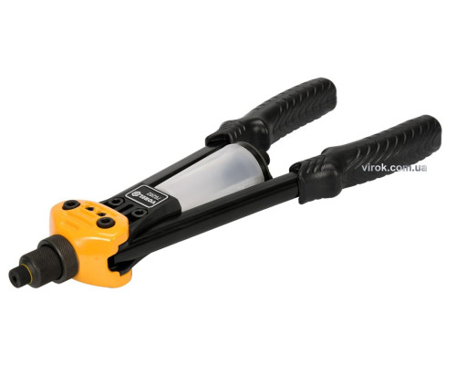 Заклепочник важільний 2-ручний VOREL для нітів зі сталі, алюм Ø= 2,4; 3,2; 4,0; 4,8; 6,4 мм, l=310мм