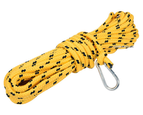 Шнур для очищення димарів VOREL з карабіном, Ø= 8 мм, l= 10 м [15]