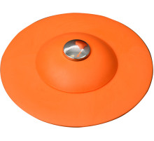 Пробка для ванны и раковин, силиконовая FALA, Ø= 100 мм, оранжевая(DW)