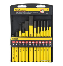 Набір Зубила і пробійники слюсарні STANLEY. 12 шт.