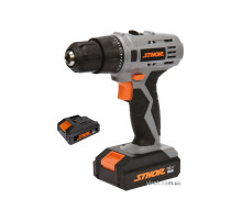 Шуруповерт акумуляторний STHOR : 18V Li-Ion. 2 акум. 1,3 АхГод, КМ- 22 Nm, патрон Ø≤10 мм [5/90]