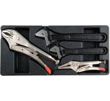 Вклад в инструментальный шкаф YATO; 2 разводных ключа - 200, 250 мм, 2 зажима - 150, 250 мм [8]