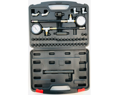 Компресометр до гальмівних систем авто YATO: 0-20 МПа, зі спорядженням, 46 елем + кейс [5]