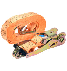 Пас для крепления багажа с трещаткой VOREL : сила натяжения – 2500/5000 daN, 6 м х 50 мм [6]