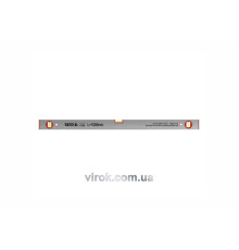 Рівень алюмінієвий YATO : L= 100 см, 3 капсули [10/40]