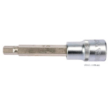 Головка торцева YATO квадрат 1/2 HEX M8, L= 100 мм. подовжена [20/120]