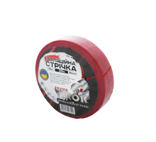 Лента изоляционная VIROK: 18 мм 20 м x 0,18 мм КРАСНАЯ [156]