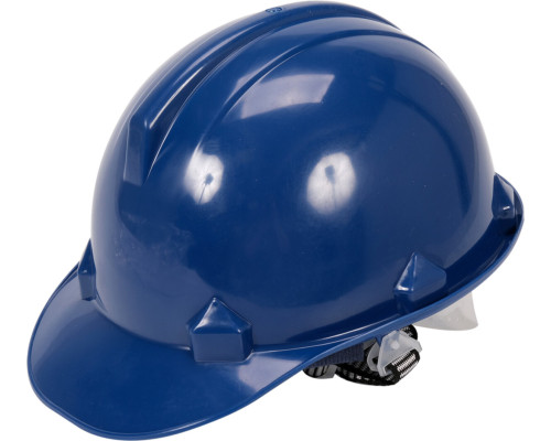 Каска для захисту голови VOREL синя з матеріалу HDPE [30]