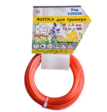 Жилка для тримера "ЗІРКА" TM VIROK : Ø= 1,8 мм, l= 15 м