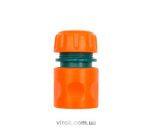Муфта быстросъемная FLO 1/2", с фиксатором для водяного шланга (БЛИСТЕР) [24/288]