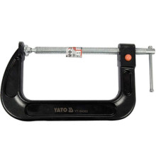 Струбцина з гвинтовим затискачем YATO, тип "С", швидкий затиск, 85х 150 мм [4/16]