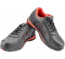 Кросівки робочі шкіряні з гумовою підошвою YATO "PARAD S1P", розм. 39, облегшені(DW)