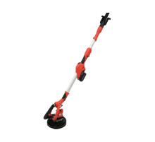 Шліфмашина для стін і стель на телеск штанзі YATO: акумул- 18В, диск Ø=215мм, штанга- 110-165 см DW