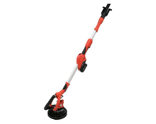 Шліфмашина для стін і стель на телеск штанзі YATO: акумул- 18В, диск Ø=215мм, штанга- 110-165 см DW