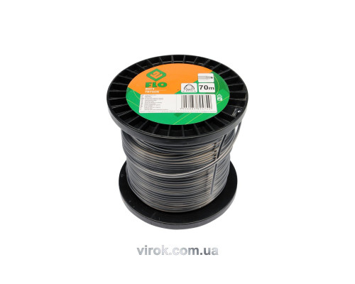 Жилка для триммера треугольник FLO: Ø= 2,7 мм; l= 70 м (бобина) [10/20]
