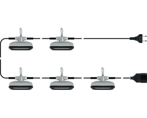 Прожекторы SMD-диодные 5 шт.с крючками STHOR 230V по 6Вт 600Lm 105х65 мм сообщ.
