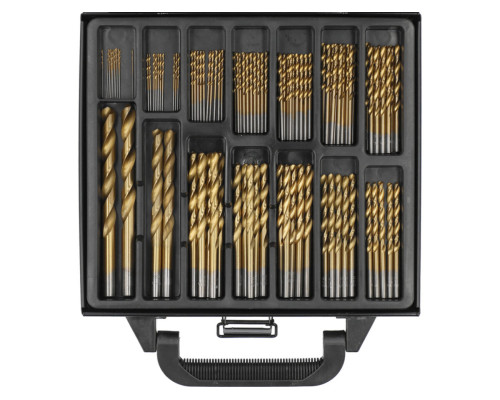 Свердла по металу YATO: HSS, Ø= 1-10 мм. покриті титаном у футлярі, 99 шт. [8]