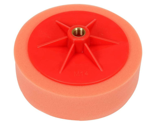 Диск полірувальний з середньо-твердою губкою YATO Ø= 150 мм, h= 50 мм, різьбове кріплення М14 [60]