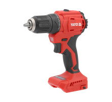 Шуруповерт-дриль акум/безщітковий YATO:18V, Li-Ion, KM- 45 Нм, патрон Ø≤13 мм (БЕЗ АКУМУЛЯТОРА) [10]
