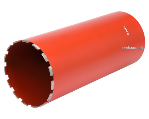 Сверло корончатое по камню, бетону YATO: Ø=182 мм, l=430 мм, с алмазн. кромками, хвостовик- М32 [2]