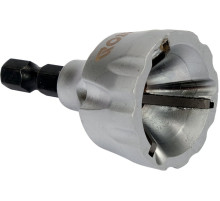 Знімач фаски YATO на 6-гран. шпинделі- 1/4", Ø= 3-19 мм, глиб.- 12 мм [10/80]