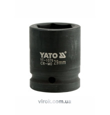 Головка торцева ударна 6-гранна YATO : квадрат 3/4", М= 29 мм, L= 53 мм [12/48]