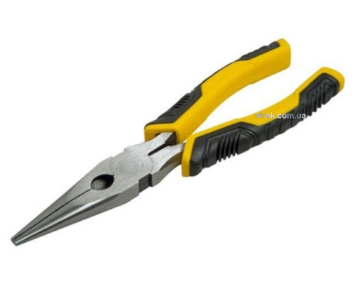 Щипці подовжені, тонкі "Stanley"; l= 150 мм