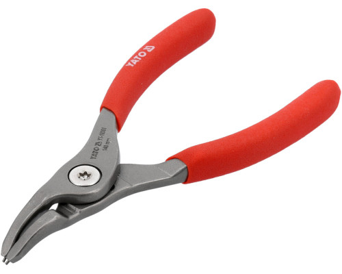 Щипці SEGERA для стопорних кілець YATO гнуті під 45° розтискні, l= 140 мм, розвід- 3-10 мм [6/48]