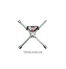 Ключ для коліс хрестоподібний YATO 17х19х21x1/2" зміцнений  [10]