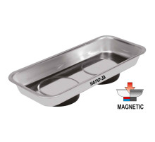 Сосуд прямоугольный с магнитным дном YATO: из нержавеющей стали, 152 х 68 х 16 мм [48]