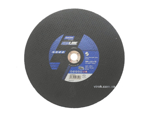 Диск відрізний по металу NORTON METAL MEDIUM; Ø= 300х 20 мм, t= 3.8 мм для бензоріза CP512-300EU(DW)