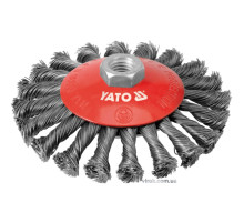 Щітка - крацовка YATO дискова Ø=125мм [8/48]
